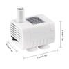 Driew 3W DC 3.5-8V USB Water Pump with Power Cord,