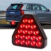 Ygmylandbb led brake light tail stop light 12v flashing red