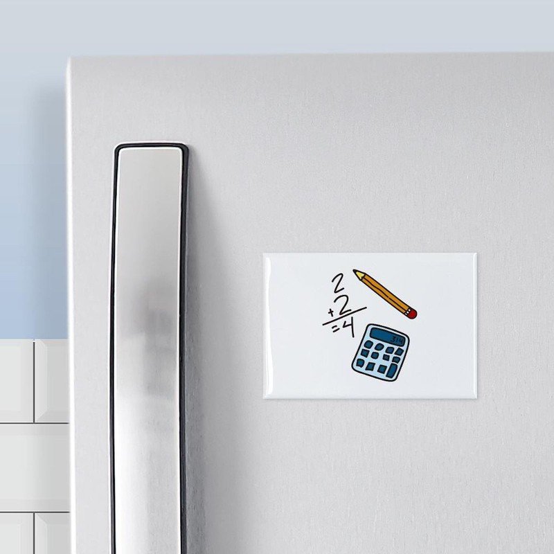 CafePress Math Calculator Magnets Rectangle Magnet, 3"x2" Refrigerator Magnet