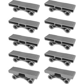 cyclingcolors 10 x Slatted Frame Caps Holder 38 mm End Cap Holder Bed Flexible Rubber Grey Duo