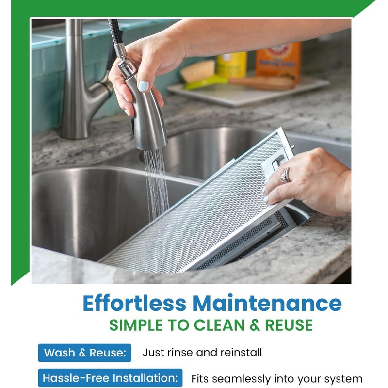 Filter Everything Replacement Bosch 651858 Compatible Replacement Grease Filters -