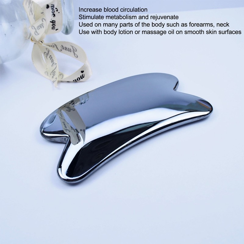 Gua Sha Scraper Terahertz Stone Meridian Dredging Lymphatic Drainage Gua