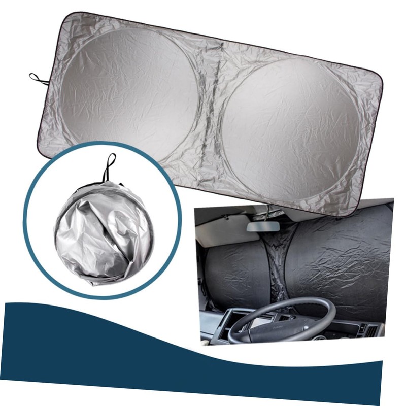 FUNOMOCYA Car Sunshade Solar Reflective for Windshield UV Protection Block