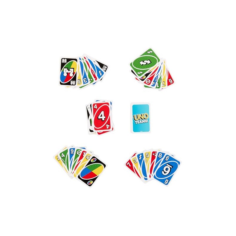 UNO Juego de Cartas Teams para niños de 7 años