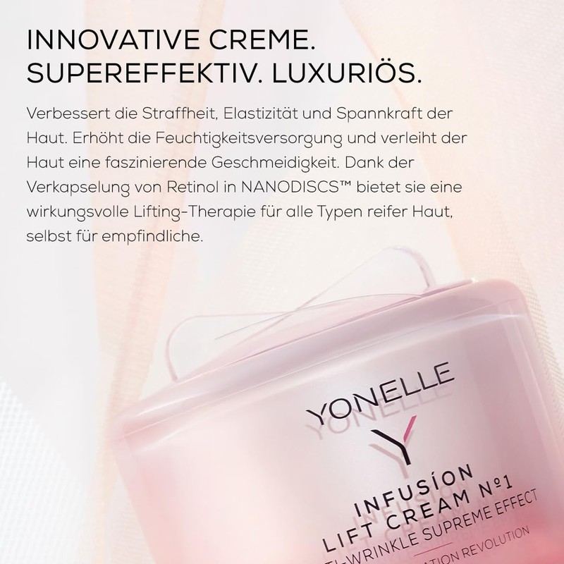 YONELLE Lifting Infusion Cream - Retinol Cream with Nanodisc -