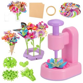 Creative DIY Artificial Flower Fabric Flower Bouquets Toys, Kids Arts & Crafts Toy-DIY Flower Make for GirlsDIY Craft Kits for Kids - Flowers Market Toy