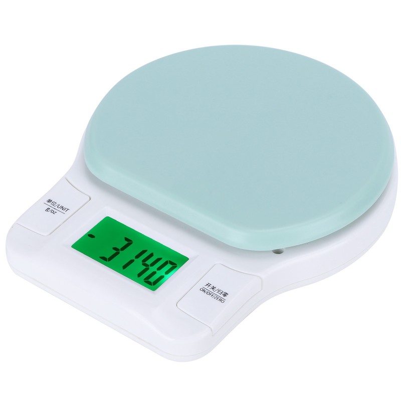 Kitchen Electronic Scale Portable LCD Display Food Weighing Measurement Scale