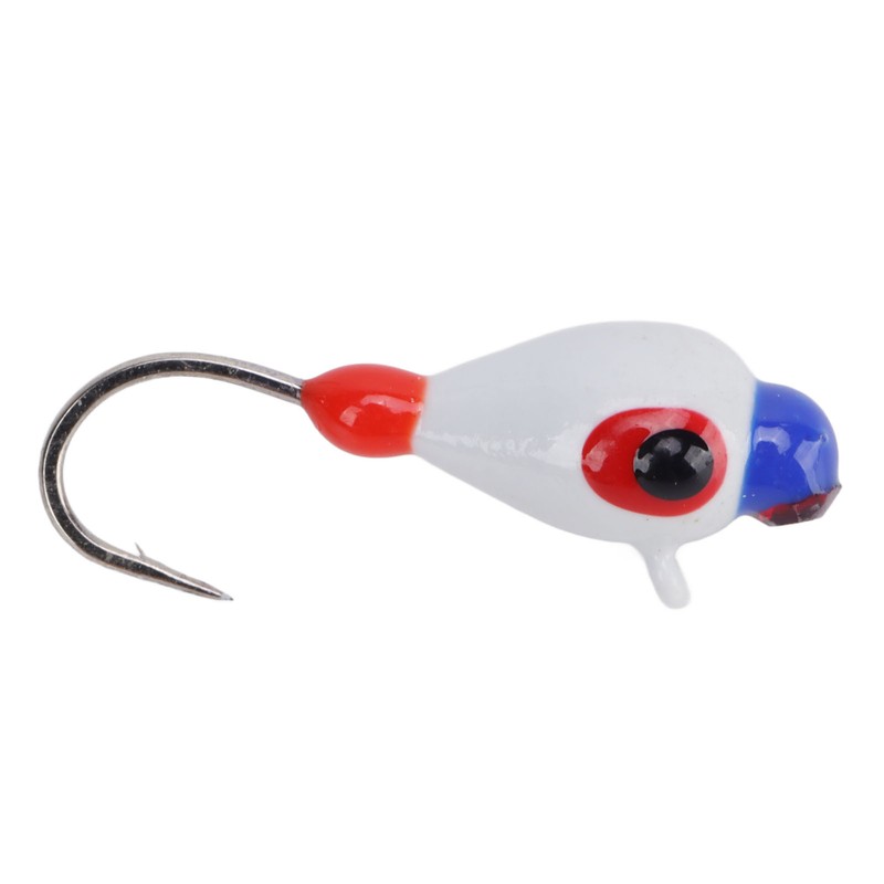 5 Pcs Winter Ice Fishing Jigs Kit Hooks Lures for
