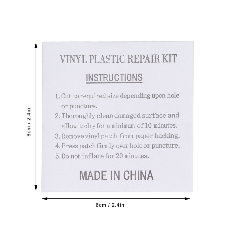 50Pcs Swimming Pool Transparent Repair Sticker Self Adhesive Repair Patch