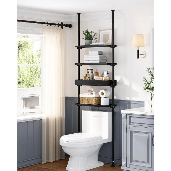 Does not apply 4-Tier over the Toilet Storage Shelf, Wood
