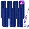 7 Count Reusable Microfiber Mop Pads for Swiffer PowerMop- MEXERRIS