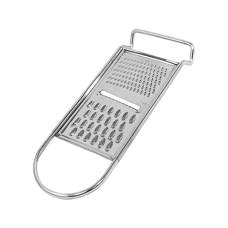 Stainless Steel Kitchen Grater 3 Way Flat Hand Grater Cheese