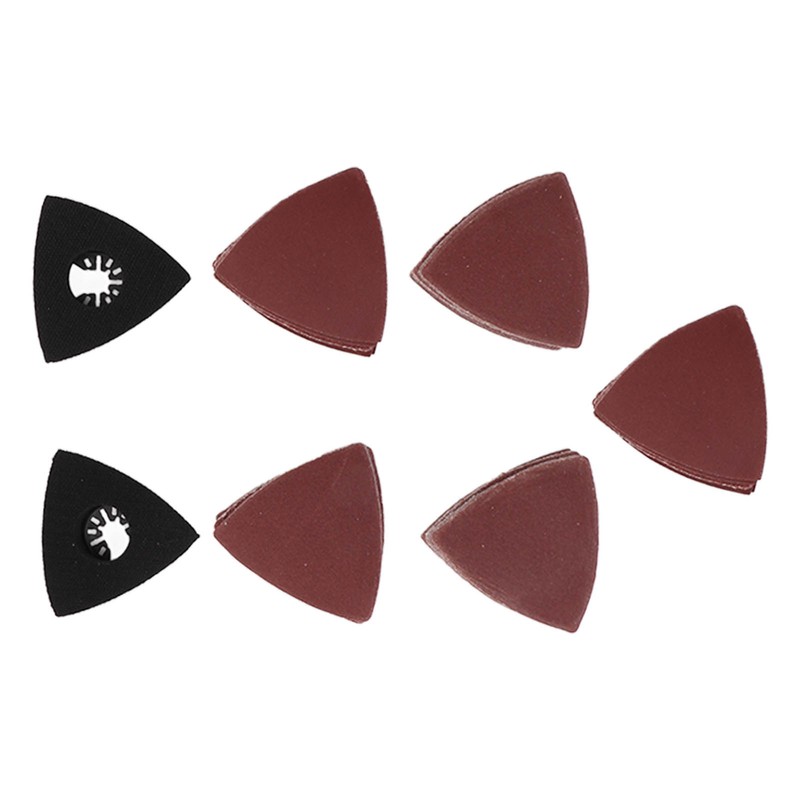 80mm Triangular Sandpaper Set Multifunctional Polishing Sanding Paper Replacement with