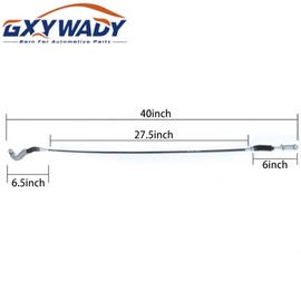 GXYWADY 40 Forward Reverse Shift Cable 25691-G01 Replacement EZGO TXT Gas Golf Cart 1991-2001