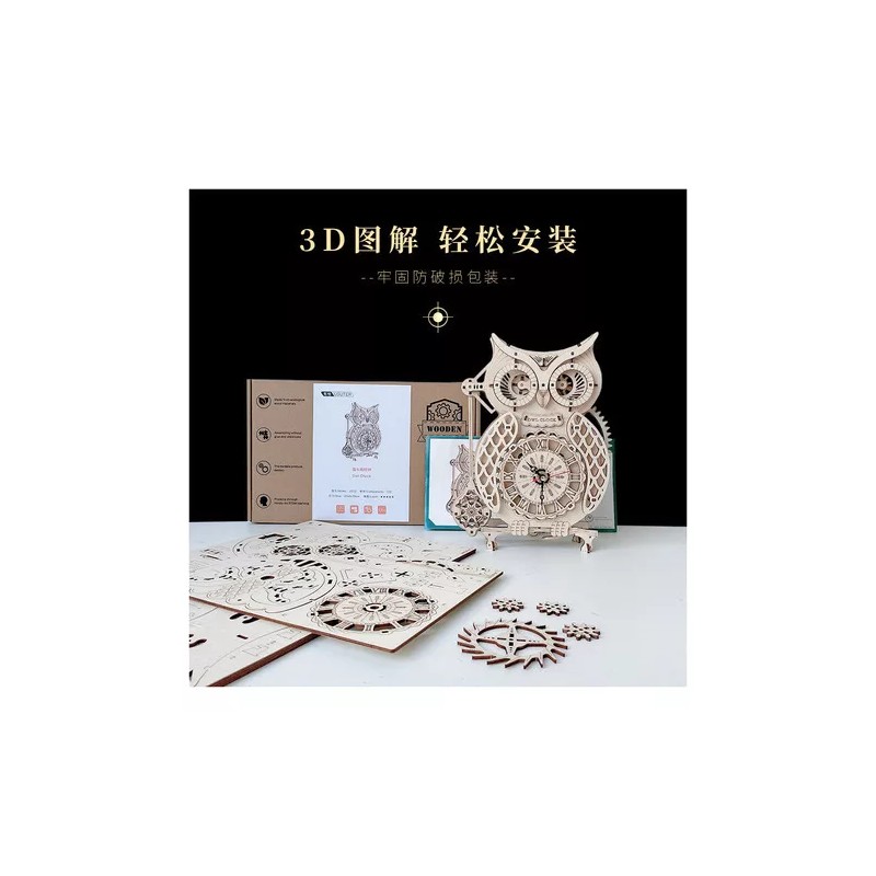 generic A Bonito Reloj De Rompecabezas 3d Con Forma De