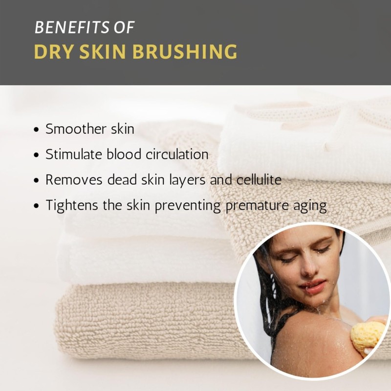 Touch Me All Natural Spa Sisal Dry Skin Brush –