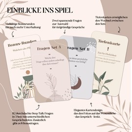 BIROYAL Adult Games, Deep Talk Game, 120 Conversation Cards, Get to Know Game Adults, Conversation Game for Deep Conversations, Communication Game for Friends and Family, Party Game