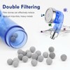 LukLoy Blue Shampoo Bowl Sprayer Head with Filter, 1/4" Nut