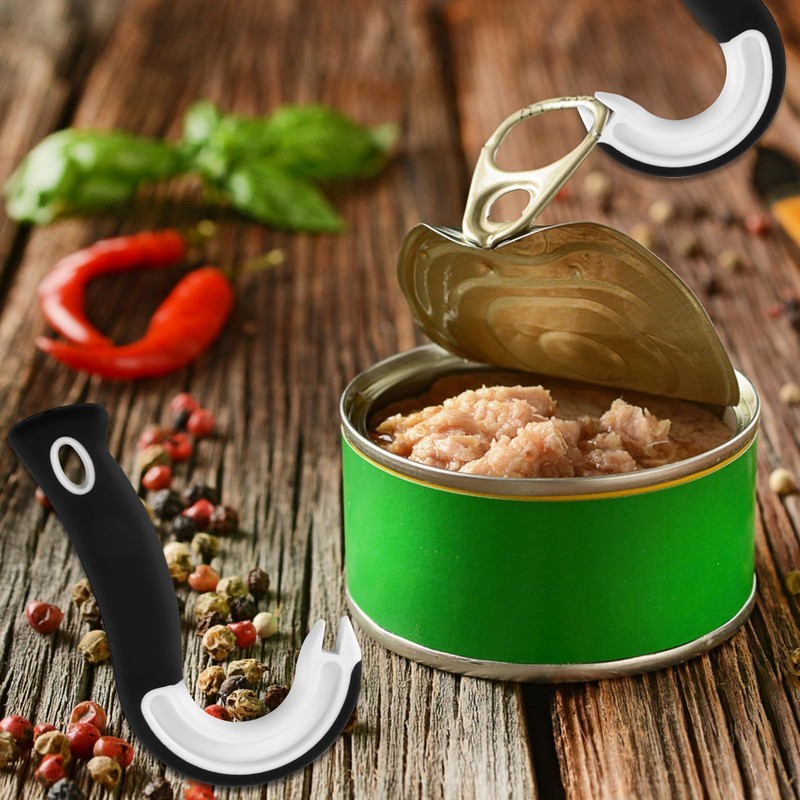 Ring Can Opener J Shape Kitchen Gadget Canned Easy Open