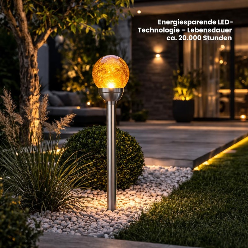 Best Season Roma Solar Bollard Light 45 cm - LED