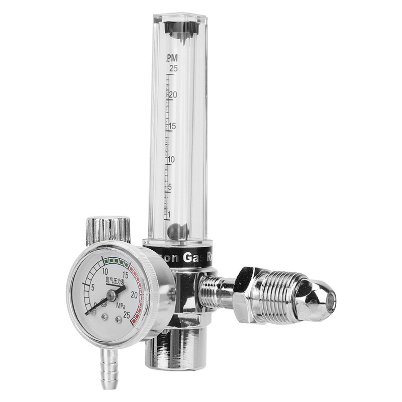 Argon Gas Pressure Reducer Argon Gas Meter Outlet Male Thread