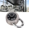 Dial Combination Lock Heat Treatment Hardened Steel Security Waterproof for
