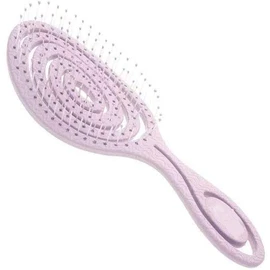 CS Beauty Eco Friendly Straw Hairbrush, Flexible Soft Pin Bristles, Detangling Wet/Dry Hair, Head Massaging Pro