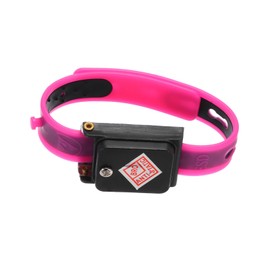 QUARKZMAN Antistatisches Armband, ESD Silikon Verstellbares Antistatik-Armband Kabellos für Computer Elektronikreparatur Schwarz, Rot