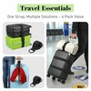Add-A-Bag Luggage Straps 4 Pack, Adjustable Elastic Bungee Travel Suitcase