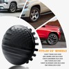 DREAMOTOR 3 1/4 inches=83MM Wheel Center Caps-Outer 83MM, Inner 73MM