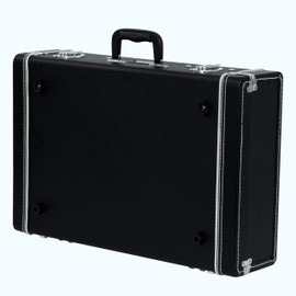 Gator Cases Gig Box Jr. Pedal Board with Built in 3x Guitar Stand | Fits Most Electric and Acoustic Guitars; Pedal Surface 21.5" x 15" (GW-GIGBOXJR)