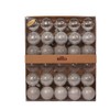 60mm Shatterproof Silver Ball Ornaments, 30 Piece Set