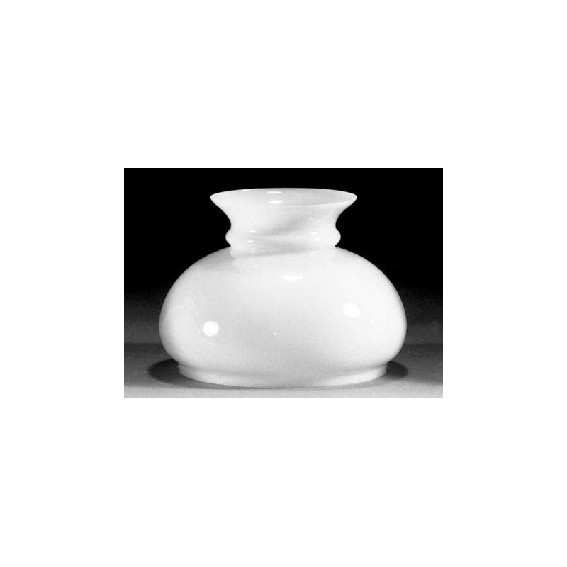 B&P Lamp Opal White Plain Style Student Shade