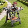 WDOT Work Bench Table 2 in 1 Portable Folding Workbench