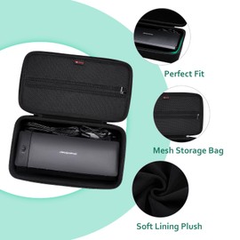 XANAD Hard Case for Fujitsu ScanSnap iX1300 or Doxie Pro DX400 Scanner USB Double-Sided Color Document-Scanner Carrying Storage Bag