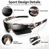 UV400 Sports Sunglasses for Men & Women – Lightweight Wrap-Around