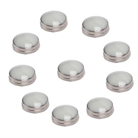 BONKZEBU 10pcs Luminous Watch Bezel Points Glow in the Dark Alloy Bezel Points Green Luminous Dots on Dial for Watch Parts Accessories