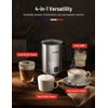 Paris Rhône 4-In-1 Milk Steamer MF009, Electric Stainless Steel -
