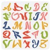 BENECREAT Graffiti Letters Stencil 30x30cm, Street Graffiti Uppercase Alphabet Reusable