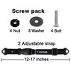 xicveiuz Adjustable Trash Can Lid Lock Strap, Security Strap Use