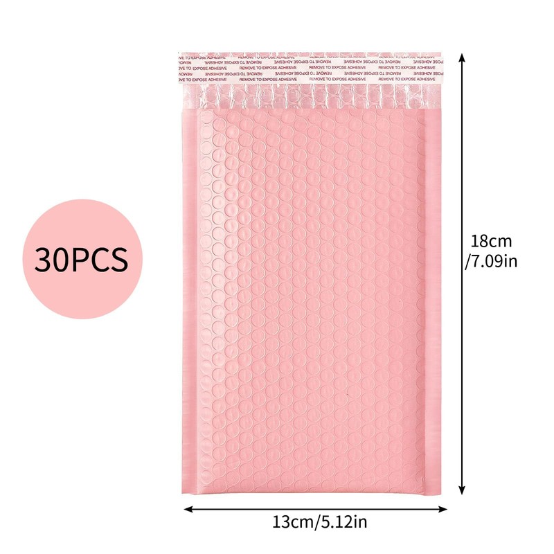 30PCS Padded Envelopes, Poly Bubble Mailers, Self-Seal Bubble Mailers, Padded