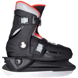 Roces 450518 Kids Model MCK II H Ice Skate, US 13jr-3, Black/Red