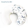 GRSSDER Reversible Nursing Pillow Cover, Ultra Soft Stretchy Minky Removable