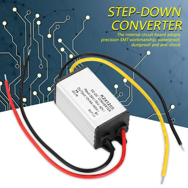 Jadeshay Power Supply Voltage Converter DC DC Converter Converter 24V
