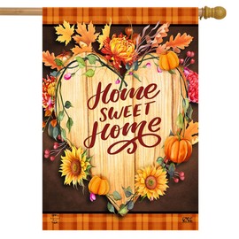 Fall Home Sweet Home House Flag 40" x 28" Briarwood Lane
