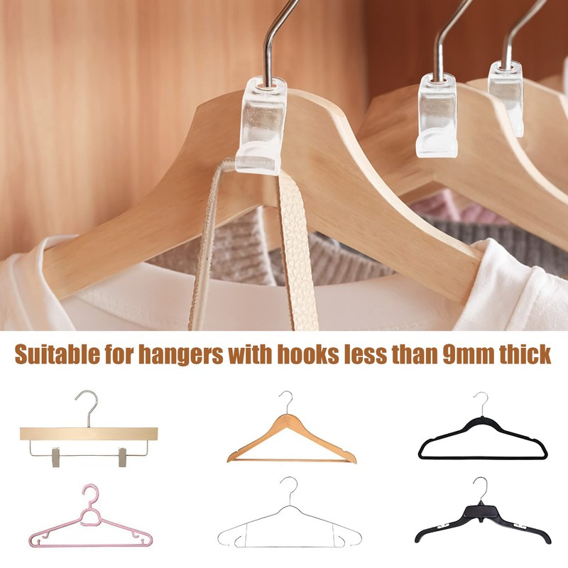 Clothes Hangers Space Saving, Pack of 60 Clothes Hangers Hook