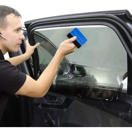 16Pcs Vehicle Vinyl Wrap Window Tint Film Tool Set,Car Vinyl Wrap Window Tint Film Tool Kit for Both Professional and DIY Wrappers,for All Types of Window Tin