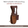 Style n Craft - 5 Pocket Pliers and Hammer Holder,