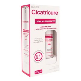 Crema Multibeneficios Antimanchas, Antiarrugas, Cicatricure