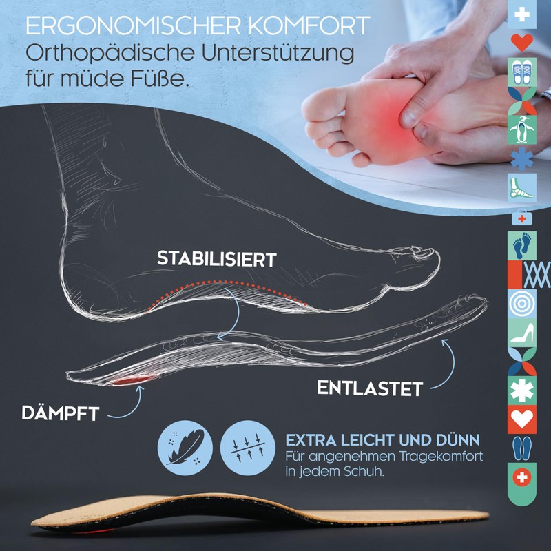 biped Premium z1706 Footbed made from Vegetable-Tanned Leather with Pelotte